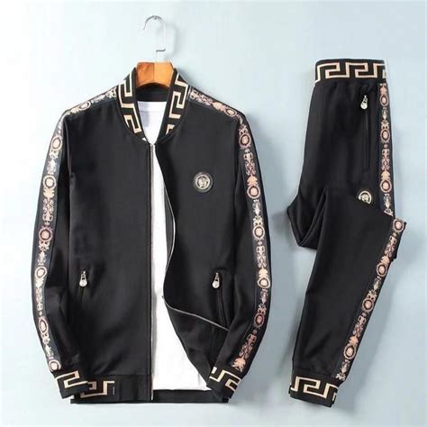 versace sweaters mens|men's versace jogging suit.